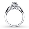 Thumbnail Image 1 of Previously Owned Diamond Engagement Ring 7/8 ct tw Round-cut 14K White Gold - Size 4