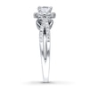 Thumbnail Image 3 of Previously Owned Diamond Engagement Ring 7/8 ct tw Round-cut 14K White Gold - Size 4