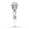 Thumbnail Image 2 of Previously Owned Diamond Engagement Ring 7/8 ct tw Round-cut 14K White Gold - Size 4