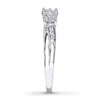 Thumbnail Image 3 of Previously Owned 3-Stone Diamond Engagement Ring 1/3 ct tw Round-cut 10K White Gold - Size 10.25