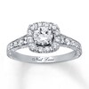Thumbnail Image 1 of Previously Owned Neil Lane Engagement Ring 1-1/6 ct tw Round-cut Diamonds 14K White Gold - Size 4.5