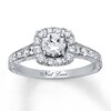 Thumbnail Image 0 of Previously Owned Neil Lane Engagement Ring 1-1/6 ct tw Round-cut Diamonds 14K White Gold - Size 4.5