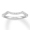 Thumbnail Image 1 of Previously Owned Neil Lane Diamond Wedding Band 1/5 ct tw Round-cut 14K White Gold