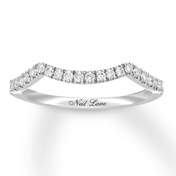 Previously Owned Neil Lane Wedding Band 1/4 ct tw Round-cut Diamonds 14K White Gold