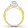 Previously Owned Neil Lane Diamond Engagement Ring 1-1/8 ct tw Round-cut 14K Two-Tone Gold