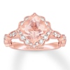 Thumbnail Image 1 of Previously Owned Neil Lane Morganite Engagement Ring 1/2 ct tw Round-cut Diamonds 14K Gold