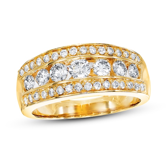 Previously Owned Diamond Ring 1 ct tw Round-cut 14K Yellow Gold