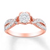 Thumbnail Image 1 of Previously Owned Promise Ring 1/5 ct tw 10K Rose Gold