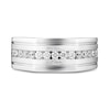 Thumbnail Image 3 of Previously Owned Men's Diamond Wedding Band 1/2 ct tw Round-cut 10K White Gold