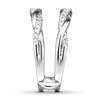 Thumbnail Image 3 of Previously Owned Diamond Enhancer Ring 1/5 ct tw Round-cut 14K White Gold