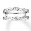 Thumbnail Image 4 of Previously Owned Diamond Enhancer Ring 1/5 ct tw Round-cut 14K White Gold