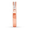 Thumbnail Image 3 of Previously Owned Diamond Anniversary Band 1/4 ct tw Round-cut 10K Rose Gold