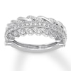 Thumbnail Image 1 of Previously Owned Diamond Convertibilities Ring 1/2 ct tw 10K White Gold - Size 7