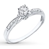 Thumbnail Image 4 of Previously Owned Diamond Ring 1/10 ct tw Round-cut Sterling Silver