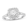 Thumbnail Image 1 of Previously Owned Diamond Engagement Ring 7/8 ct tw Round-cut 14K White Gold