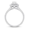 Thumbnail Image 3 of Previously Owned Diamond Engagement Ring 7/8 ct tw Round-cut 14K White Gold