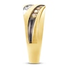 Thumbnail Image 2 of Previously Owned Men's Brown Diamond Wedding Band 1/2 ct tw Round-cut 10K Yellow Gold