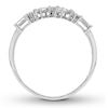 Thumbnail Image 2 of Previously Owned Diamond Ring 1/5 ct tw Baguette & Round 10K White Gold