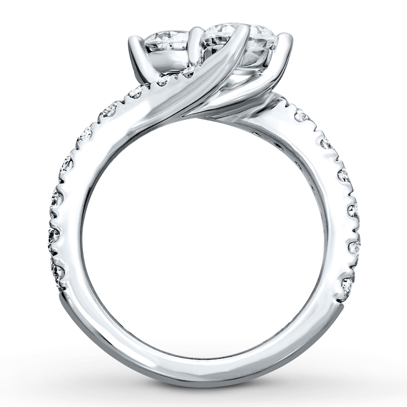 Main Image 2 of Previously Owned Ever Us Two-Stone Ring 2-1/2 ct tw Diamonds 14K White Gold