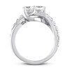 Thumbnail Image 2 of Previously Owned Ever Us Two-Stone Diamond Anniversary Ring 2 ct tw Round-cut 14K White Gold