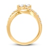 Thumbnail Image 2 of Previously Owned Ever Us Two-Stone Diamond Anniversary Ring 1 ct tw Round 14K Yellow Gold