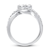 Thumbnail Image 3 of Previously Owned Ever Us Two-Stone Diamond Anniversary Ring 1 ct tw Round-cut 14K White Gold