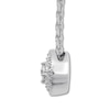 Thumbnail Image 2 of Previously Owned Diamond Circle Necklace 1/10 ct tw Sterling Silver