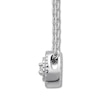 Thumbnail Image 2 of Previously Owned Diamond Fashion Necklace 1/10 ct tw Sterling Silver