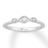 Thumbnail Image 1 of Previously Owned Emmy London Diamond Ring 1/8 ct tw Sterling Silver