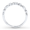 Previously Owned Diamond Anniversary Band 1/10 ct tw Round-cut 10K White Gold
