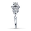Thumbnail Image 3 of Previously Owned Diamond Engagement Ring 1 ct tw Round-cut 14K White Gold - Size 3.75
