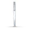 Thumbnail Image 3 of Previously Owned Diamond Anniversary Band 1/4 ct tw Round-cut 10K White Gold - Size 9