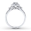 Thumbnail Image 2 of Previously Owned Engagement Ring 5/8 ct tw Round-cut Diamonds 10K White Gold Size 11.75