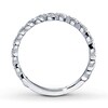 Thumbnail Image 2 of Previously Owned Diamond Anniversary Ring 1/10 ct tw Round-cut 14K White Gold - Size 10.5