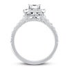 Thumbnail Image 2 of Previously Owned Neil Lane Diamond Engagement Ring 1-3/8 ct tw Cushion & Round-cut 14K White Gold - Size 9