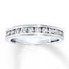 Thumbnail Image 1 of Previously Owned Diamond Wedding Band 5/8 ct tw Round-cut 14K White Gold - Size 11.25