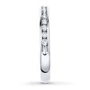 Thumbnail Image 3 of Previously Owned Diamond Wedding Band 1/4 ct tw Round-cut 10K White Gold - Size 9.75