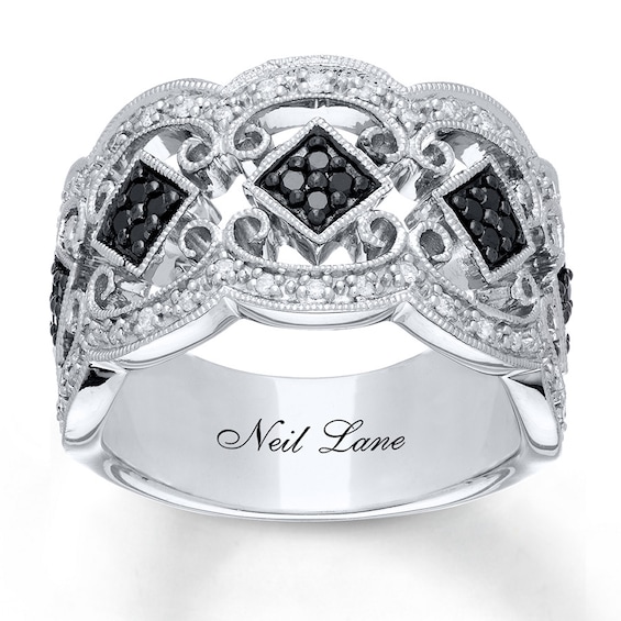 Previously Owned Neil Lane Designs Ring 1/3 ct tw Round-cut Diamonds Sterling Silver Size 10.75