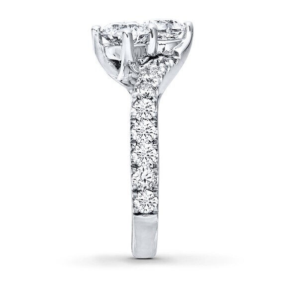 Thumbnail Image 3 of Previously Owned Ever Us Two-Stone Anniversary Ring 2-1/2 ct tw Diamonds 14K White Gold Size 9.5