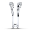 Thumbnail Image 3 of Previously Owned Diamond Enhancer Ring 1/5 ct tw Round-cut 14K White Gold - Size 4