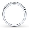 Thumbnail Image 2 of Previously Owned Diamond Wedding Band 1/20 ct tw Round-cut 10K White Gold - Size 10