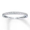 Previously Owned Diamond Anniversary Band 1/8 ct tw Round-cut 10K White Gold