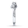 Thumbnail Image 2 of Previously Owned 3-Stone Diamond Engagment Ring 1/3 ct tw Round-cut 10K White Gold - Size 4.25