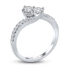Previously Owned Ever Us Two-Stone Anniversary Ring 3/4 ct tw Round-cut Diamonds 14K White Gold