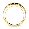 Thumbnail Image 2 of Previously Owned Men's Wedding Band 1/2 ct tw Round-cut Diamonds 10K Yellow Gold - Size 10