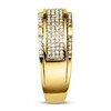 Thumbnail Image 3 of Previously Owned Men's Wedding Band 1/2 ct tw Round-cut Diamonds 10K Yellow Gold - Size 10