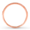 Thumbnail Image 1 of Previously Owned Diamond Wedding Band 1/10 ct tw Round-cut 14K Rose Gold