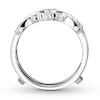 Thumbnail Image 2 of Previously Owned Diamond Insert Ring 1/4 ct tw Round-cut 14K White Gold - Size 10.75