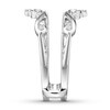 Thumbnail Image 3 of Previously Owned Diamond Insert Ring 1/4 ct tw Round-cut 14K White Gold - Size 10.75
