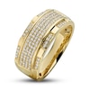 Previously Owned Men's Wedding Band 1/2 ct tw Round-cut Diamonds 10K Yellow Gold